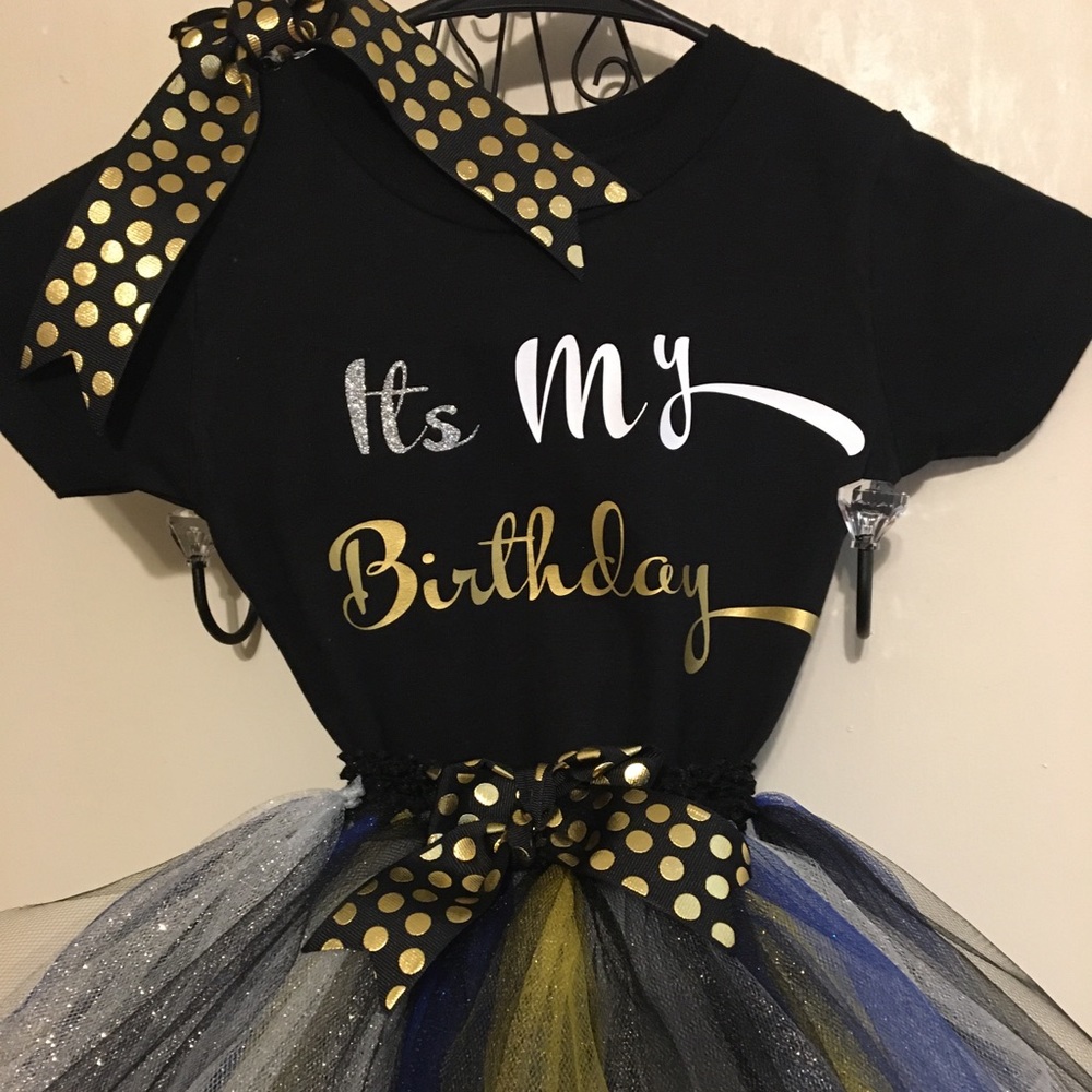 Birthday girl Tutu set